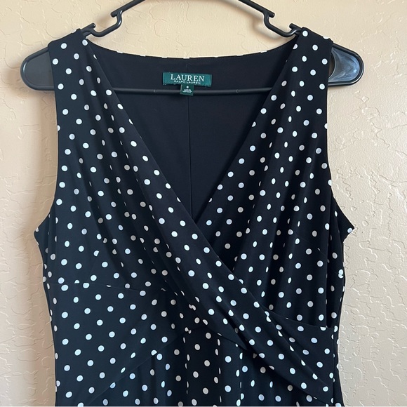 Lauren Ralph Lauren Polka Dot Dress - Size 8 - Picture 3 of 4